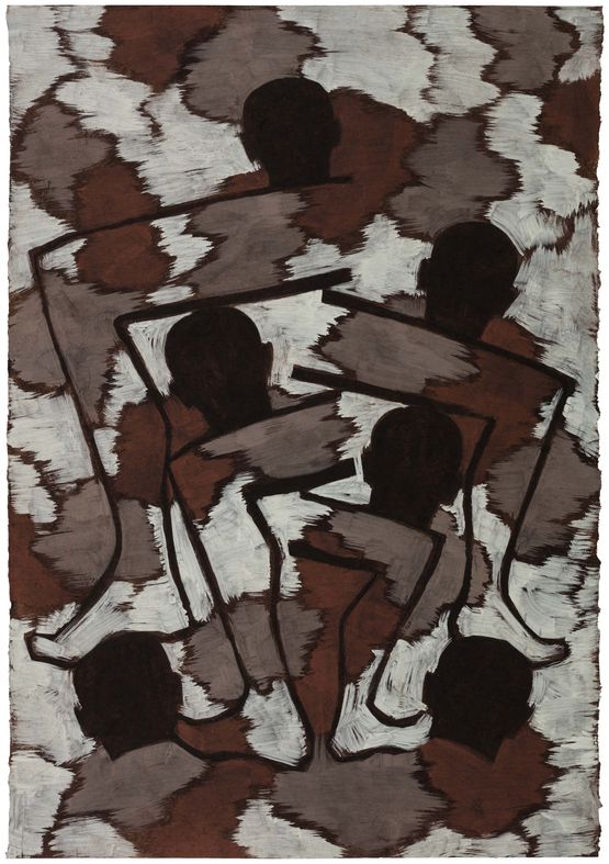 The Second Painting Drawn after Dreaming a Marathon by Tang Maohong contemporary artwork Works on Paper