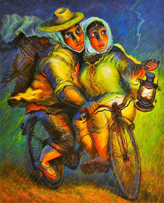 The Story of Mt.Ba by Luo Zhongli contemporary artwork Painting