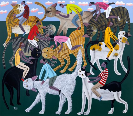 The Protector by Kitti Narod contemporary artwork Painting