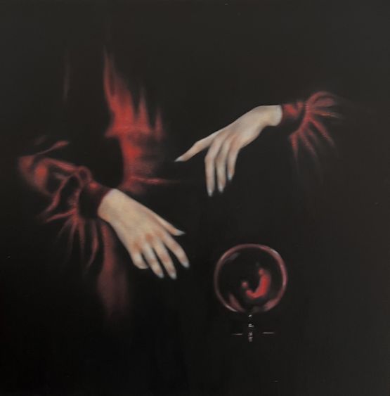 Thus bad begins by Rose Espinosa contemporary artwork Painting