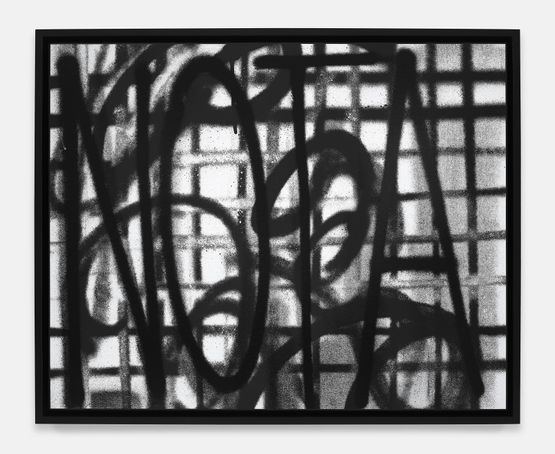 NOTAWALL by Adam Pendleton contemporary artwork Painting