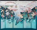 A Whale Watching the City by Kosuke Harasawa contemporary artwork Painting