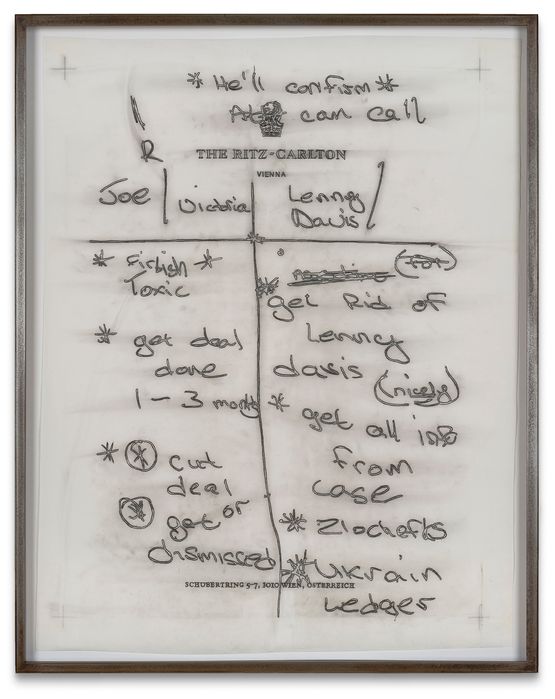 cut deal by Jenny Holzer contemporary artwork Works on Paper