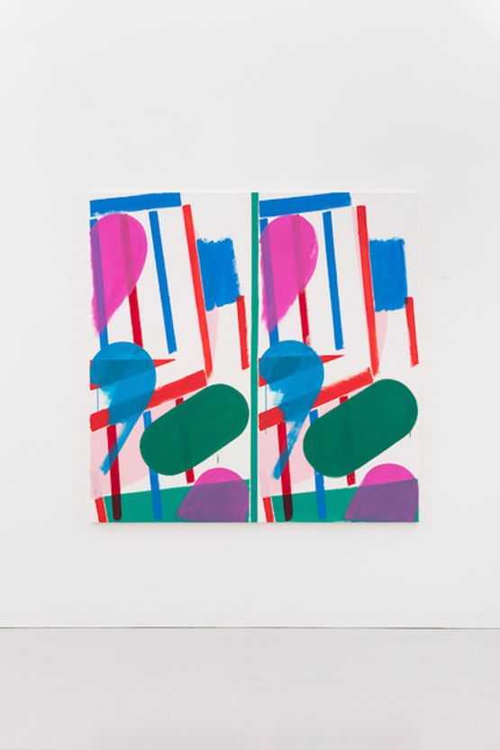 Untitled by Bernard Piffaretti contemporary artwork Painting