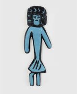 Grumpy Girl by Rose Wylie contemporary artwork sculpture