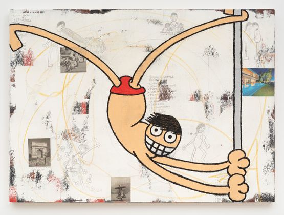 Working The Pole by Jay Stuckey contemporary artwork Painting