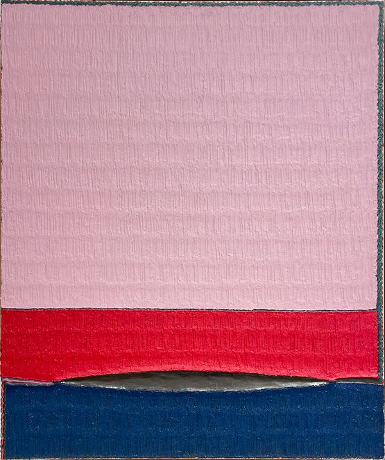 Pile up  Rub - Interstice 10-09 by Soonik Kwon contemporary artwork Painting