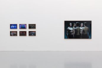 Contemporary art exhibition Iain Forsyth  Jane Pollard Multigraphs at Kate MacGarry London United Kingdom
