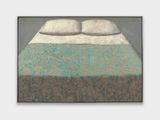 Il grande letto azzurro by Domenico Gnoli contemporary artwork painting