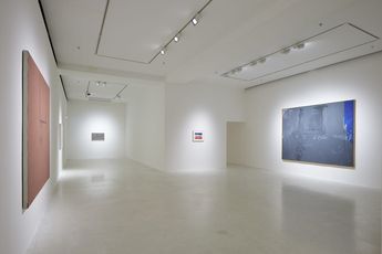 Contemporary art exhibition Robert Motherwell ARRIVING AT REALITY Robert Motherwells Open Paintings and Related Collages at Pearl Lam Projects Hong Kong