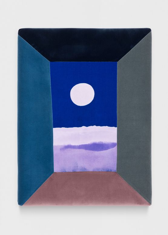 moonlight shadow by WiedemannMettler contemporary artwork Textile