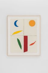 Lluna i sol by Bruno Olle contemporary artwork painting
