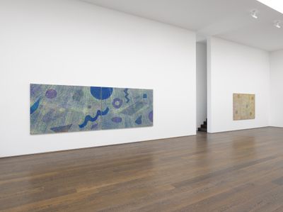 Howardena Pindells Spray Dot Paintings at Victoria Miro