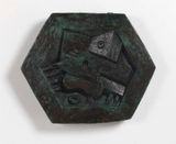 Instruments du musique Hexagonal Shape I by Jacques Lipchitz contemporary artwork sculpture