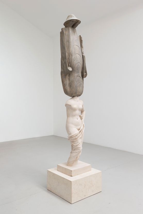 Eternity-New 40403 Stone Statue Aphrodite Holding Her Drapery  40403  by Xu Zhen contemporary artwork Sculpture