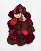 Gotas Coloridas III by Leda Catunda contemporary artwork painting textile
