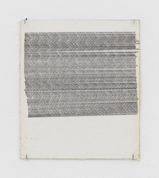 untitled poem salivating by Simryn Gill contemporary artwork Works on Paper