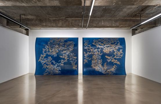 Our Sides Illuminated for My Father by Jinnie Seo contemporary artwork Painting