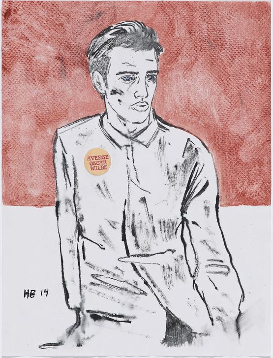 Avenge Oscar by Hernan Bas contemporary artwork Works on Paper