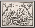 Untitled by Keith Haring contemporary artwork Works on Paper