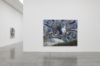 Contemporary art exhibition Danica Lundy Stop Bath at White Cube Masons Yard London United Kingdom