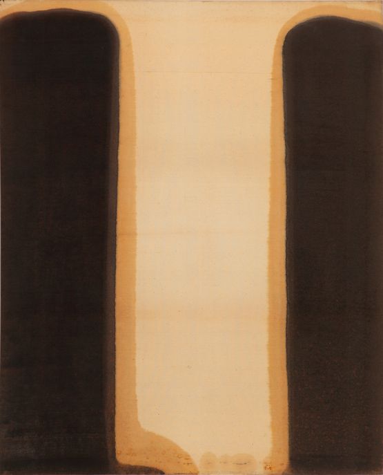 Umber-Blue by Yun Hyong-Keun contemporary artwork Painting