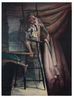 The Curtain by Nikos Aslanidis contemporary artwork Painting