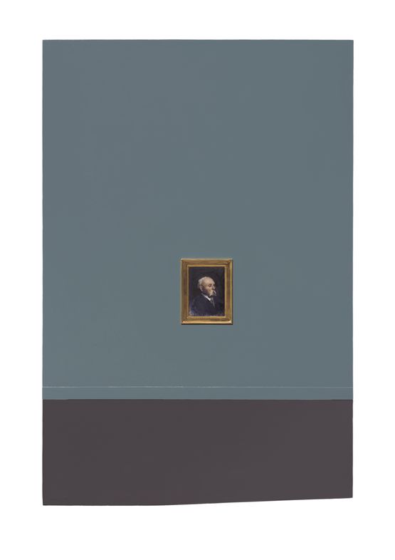 Finished Portrait of an Old Person  by Huang Yishan contemporary artwork Mixed Media