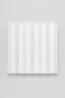 Untitled White Multiband with White Sides Beveled by Mary Corse contemporary artwork Painting