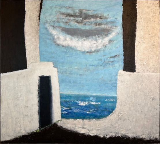 From the series Meeting by Farhad Khalilov contemporary artwork Painting