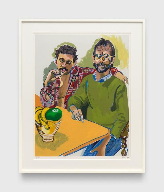Geoffrey Hendricks and Brian by Alice Neel contemporary artwork Works on Paper