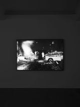 Lightbox Accident by Daido Moriyama contemporary artwork photography