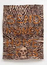 Broke Man Mantra by Fiona Hall contemporary artwork mixed media