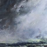 Sea mist bringing the rain by Janette Kerr contemporary artwork painting