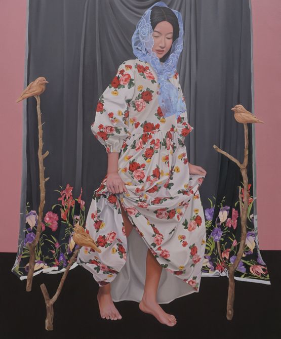 The Ending of Consciousness When Nothing is Left by Kim Oliveros contemporary artwork Painting