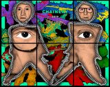 CHAINERY by Gilbert  George contemporary artwork mixed media