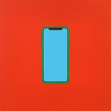 Untitled iPhoneX by Michael Craig-Martin contemporary artwork painting