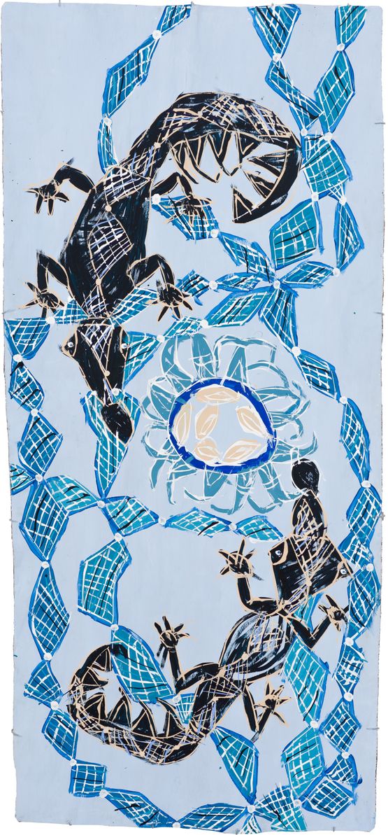 BiranyBirany by Dhambit Mununggurr contemporary artwork Painting