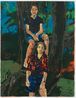 Zino and Enea blue by Claire Tabouret contemporary artwork Painting