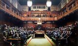 Monkey Parliament by Banksy contemporary artwork print works on paper