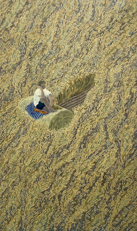 Aubignane by Tess Dumon contemporary artwork Painting