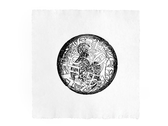 Alchimistes 5 by Jaume Plensa contemporary artwork Print