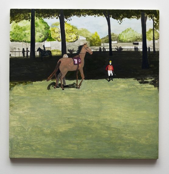 Ellerslie Racecourse Auckland by Noel Mckenna contemporary artwork Painting