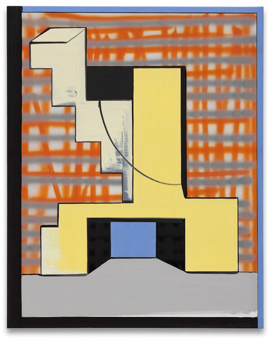 Portrait Studie Mies van der Rohe by Thomas Scheibitz contemporary artwork Painting