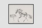 untitled two horsesinverted by Banks Violette contemporary artwork Works on Paper