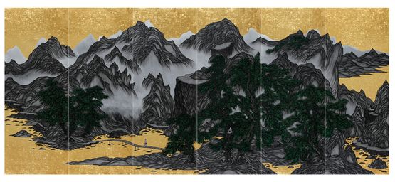 Vimala-bhumi Nagarjunas Middle Way by Yao Jui-Chung contemporary artwork Works on Paper
