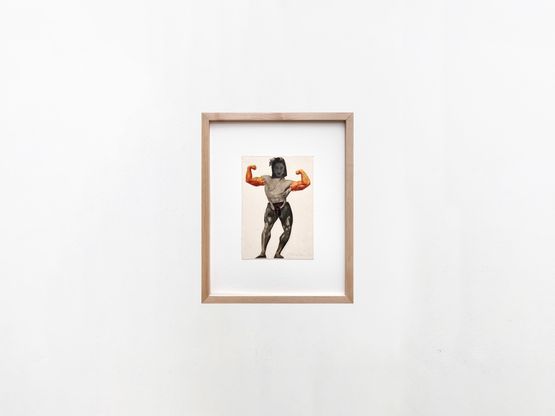 Tepic Nay. Mexico 1944-1989 Muscle woman by Adolfo Riestra contemporary artwork Works on Paper