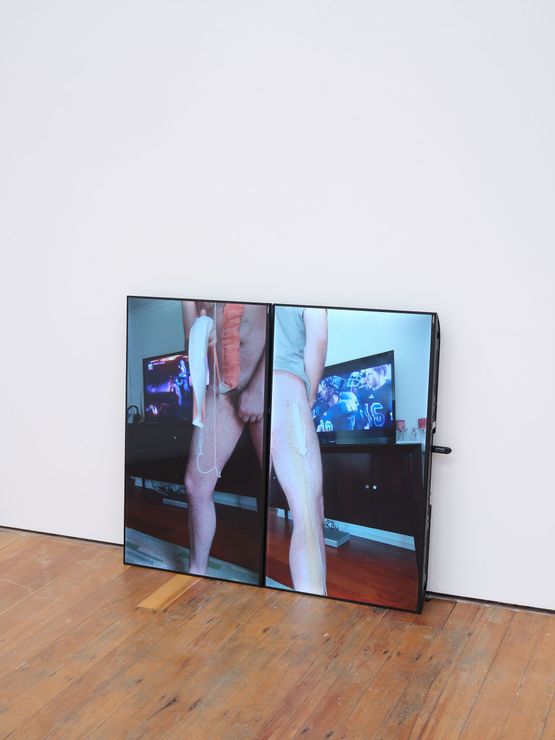 Drag up  Drag down by Campbell Patterson contemporary artwork Moving Image