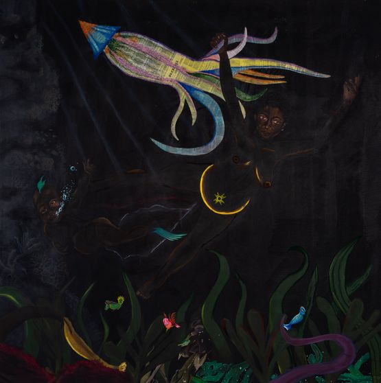 Drexciya by Khaleb Brooks contemporary artwork Painting
