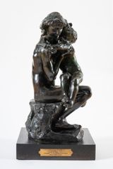 Frere et soeur by Auguste Rodin contemporary artwork sculpture